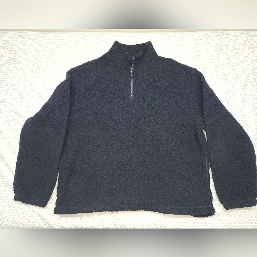 Old Navy Men's Dark Blue Zip-Up Sweater